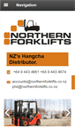 Mobile Screenshot of northernforklifts.co.nz